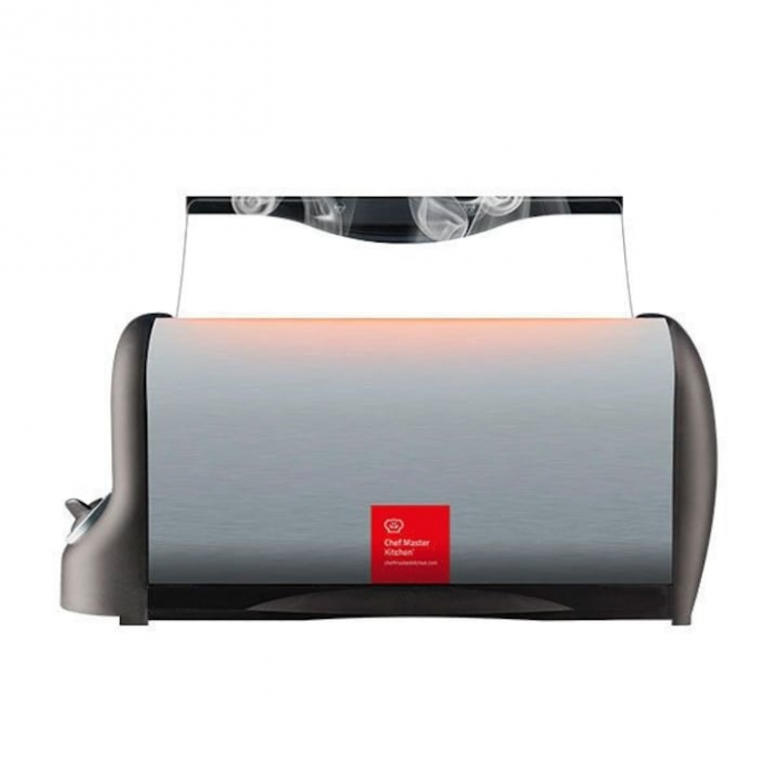 Cuptor portabil rotativ V0100400 Chef Master Kitchen, 600 W putere, Usa din sticla, Temperatura maxima 200 grade Celsius - RESIGILAT [2]