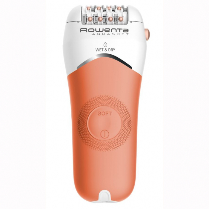 Epilator ROWENTA AquaSoft EP4920F0, 4.5W, 40 min autonomie, Wet&Dry, 4 accesorii, Skin Respect technology, corai [3]