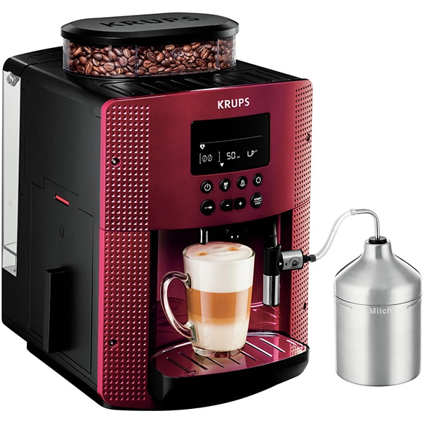 Espressor automat KRUPS Essential EA816570, 1.7l, 1450W, 15 bar, rosu-negru [4]