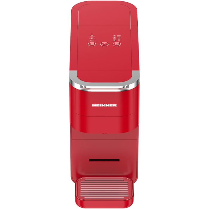 Espressor cu capsule 4 in 1 Heinner HEMC-DD15RED, 1525 W, Rezervor 1.5 l, Ecran digital si control tactil, Compatibil cu Nespresso, Dolce Gusto, Ese Pods/Cafea pudra, Cafea macinata, Rosu [3]