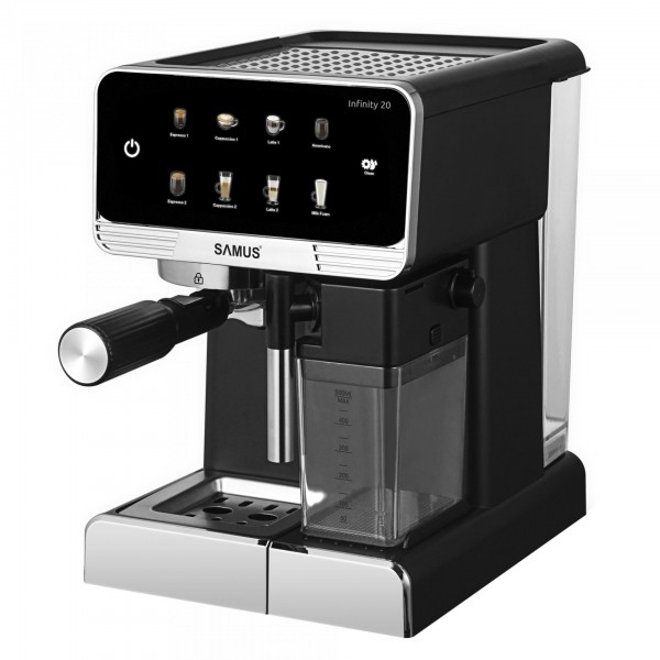 Espressor Samus Infinity 20, 1350 W, Abur, Negru [2]