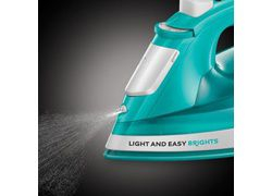 Fier de calcat Russell Hobbs Light and Easy Brights Aqua 24840-56 Talpa ceramica colorata 2400 W 0.24 l 90 g/min Turcoaz/Alb xg_24840-56 [3]
