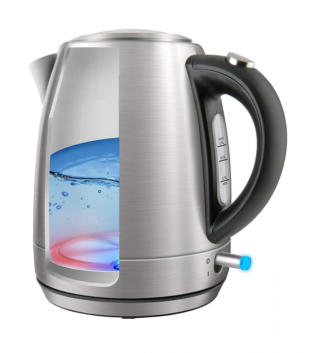 Fierbator de apa Taurus Selene Compact, 2200 W, 1 L (Inox) [2]