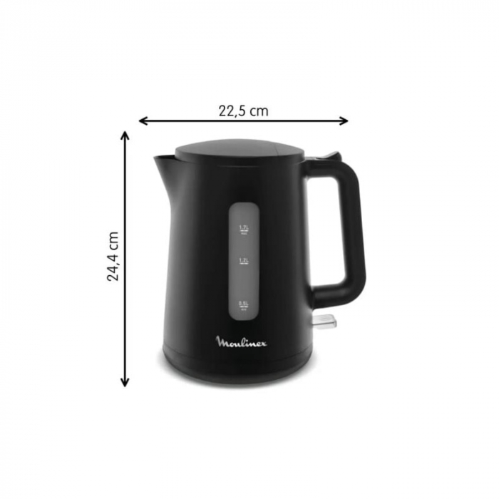 Fierbator Moulinex BY200810, 1.7 litri, Negru [4]