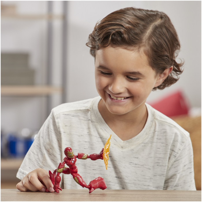Figurina Bend and Flex Avengers - Iron Man, 15 cm [2]
