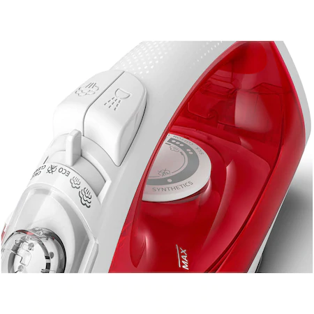 Fier de calcat Philips EasySpeed GC1742/40, 2000 W, rezervor 220ml, 25 g/min, jet de abur 90g, talpa antiaderenta, glisor anticalcar, Rosu [3]