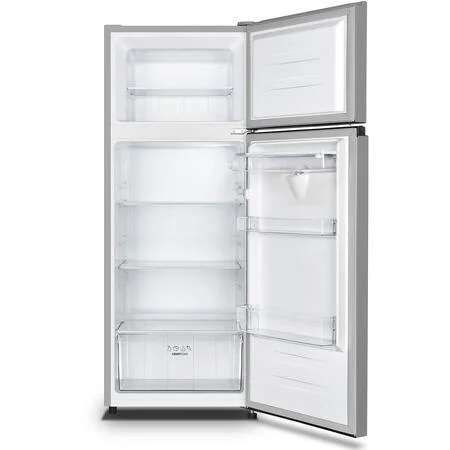 Frigider cu doua usi Heinner HF-HS205SWDE++, 206 l, Dozator de apa, Iluminare LED, H 143.4 cm, Clasa E, Argintiu [2]