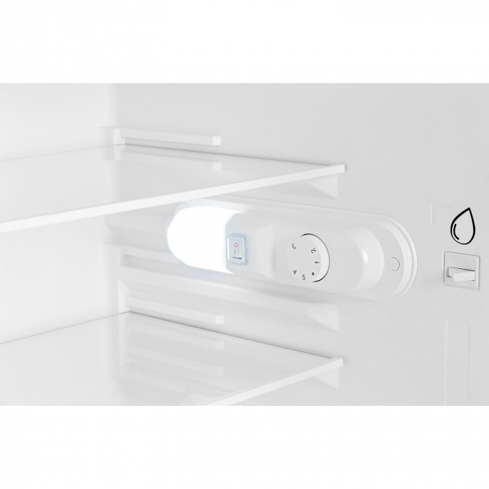 Frigider cu doua usi LDK Boreal DDS230IH, 168 l, Clasa F, Termostat ajustabil, H 123 cm, Argintiu [3]
