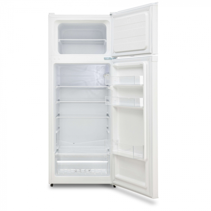 Frigider cu doua usi LDK LF-220EW. Clasa E, Capacitate 210 l, Termostat ajustabil, Iluminare LED, H 143 cm, Alb [4]