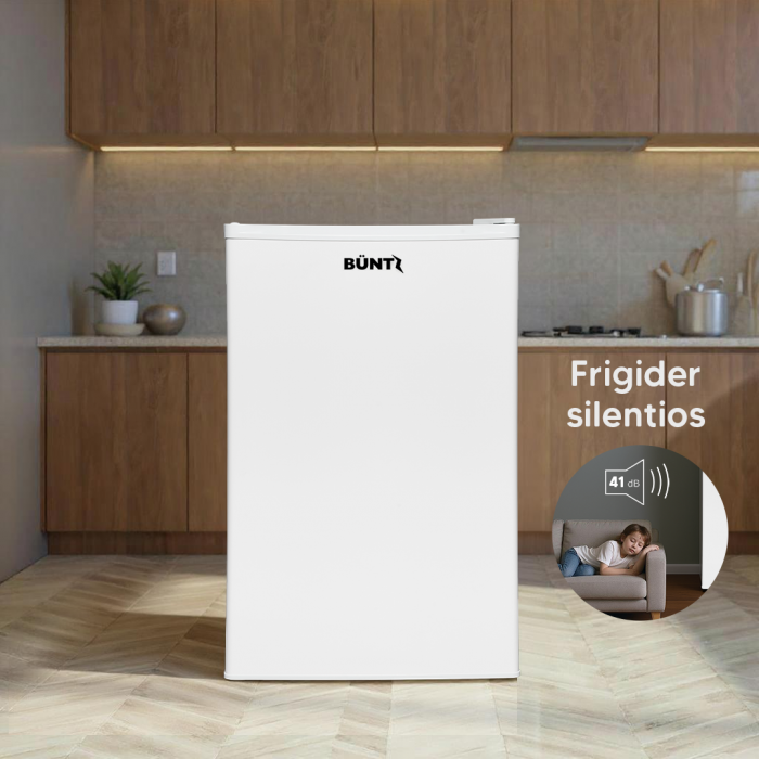 Frigider cu o usa BUNTZ BF-90, Clasa E, Capacitate 80L, Iluminare interioara, Compartiment gheata, H 83 cm, Alb [6]