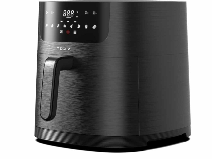 Friteuza aer cald Tesla AF800B, 8 L, 1800WPanou digital, 8 programe, Negru [5]