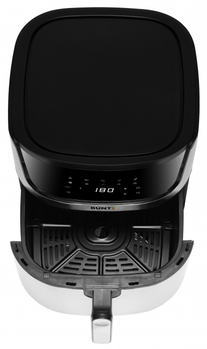 BÜNTZ Air Fryer digital XL, Arete BAF-85S, incalzire superioara si inferioara, 1950 W, 8.5L, control tactil, 10 programe presetate, termostat reglabil: 80-200˚ C, timer 60 min, Argintiu [3]