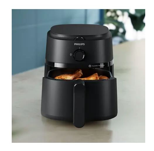 Friteuza cu aer cald, Philips , NA120/00, 1500 W, 4.2 l,  12 programe, Negru [4]