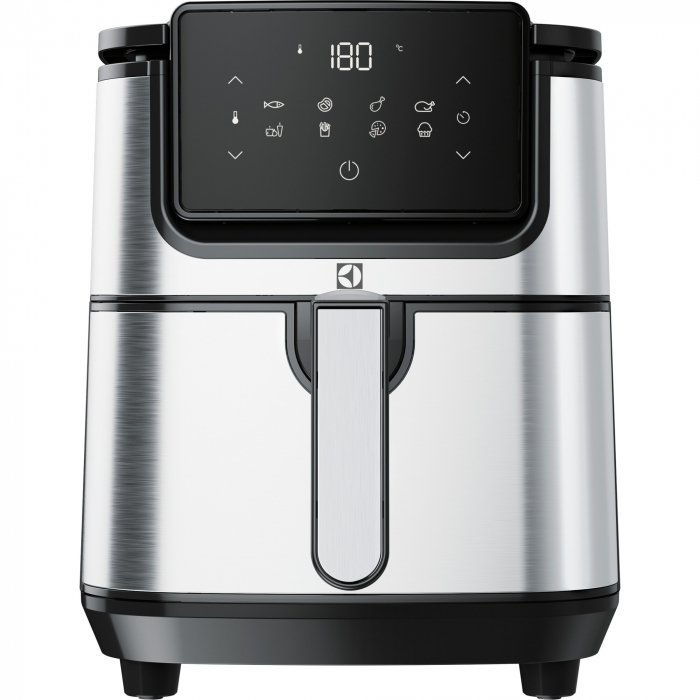 Friteuza fara ulei Electrolux Digital Air Fryer E6AF1-4ST, 1500W, 8 programe, 3,5L, Touch Control, inox [2]