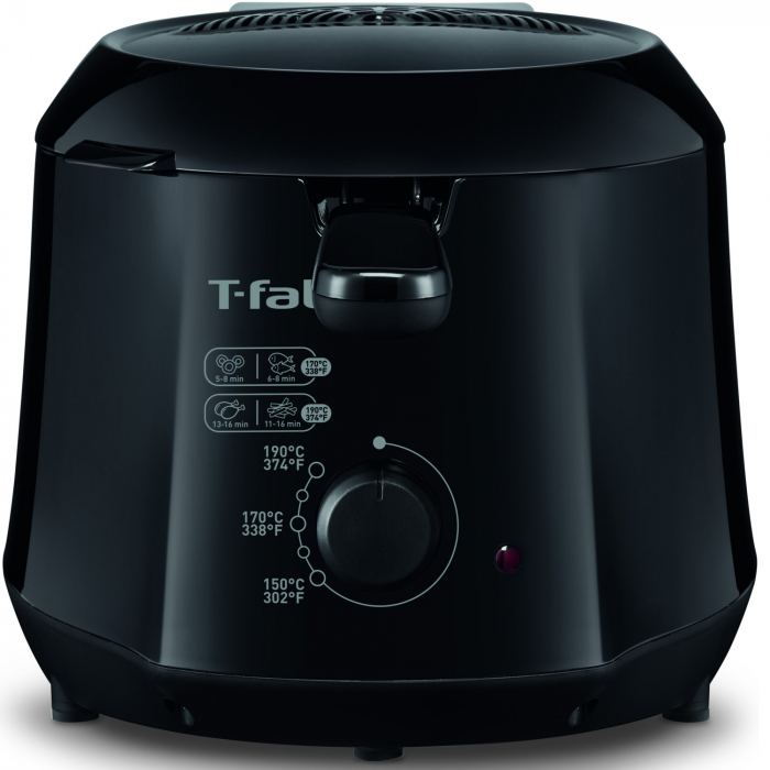 Friteuza Tefal Minicompact FF230831 Principio, 1000W, 0.6 Kg, 1.2L, termostat reglabil, Negru [3]