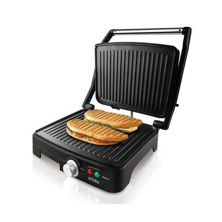 Gratar electric Taurus Asteria, 2200W, Placi antiaderente, Termostat reglabil, Inox [7]