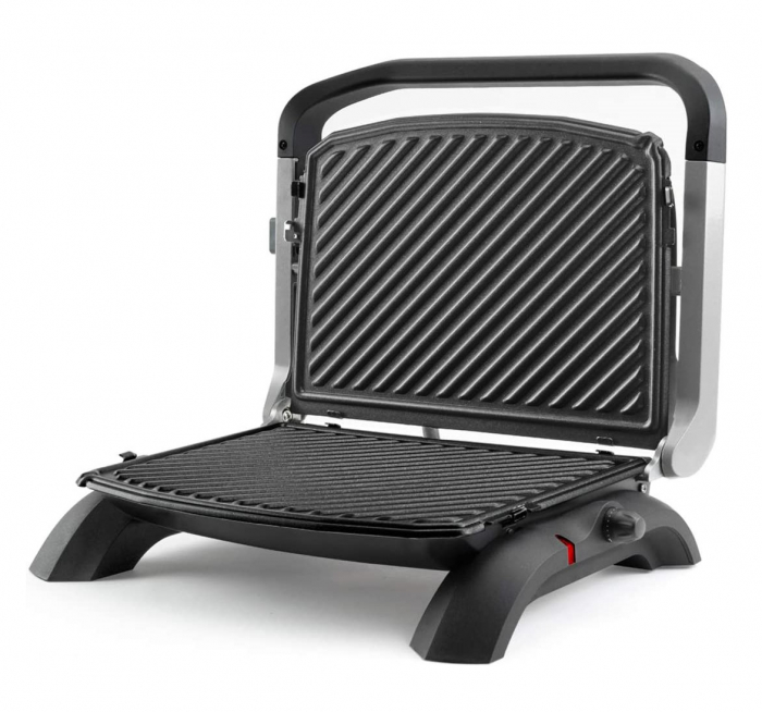 Gratar electric Taurus Grill & Co Plus, 1800W, Placi detasabile, Deschidere la 180º, Led, Negru [2]