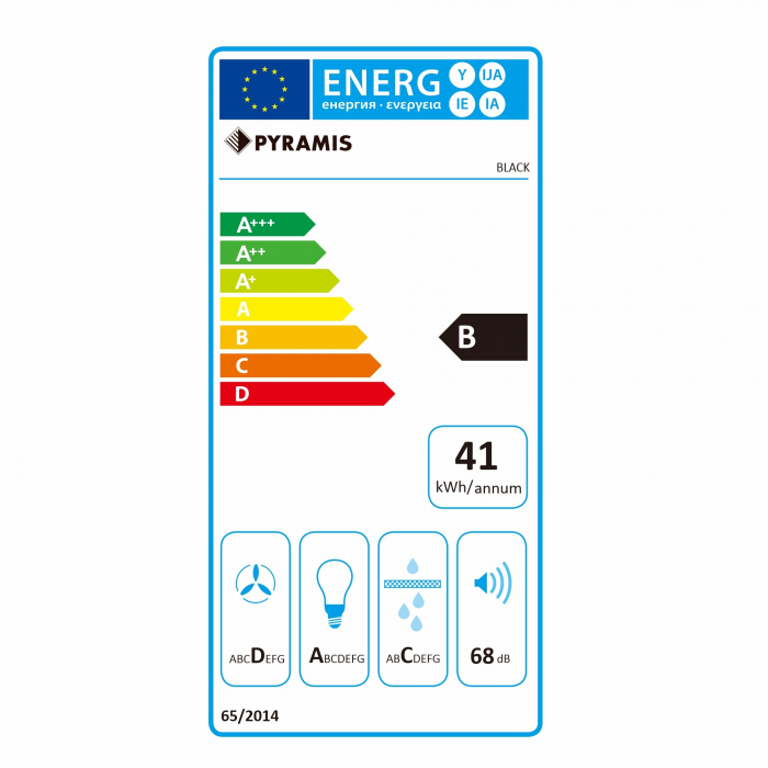 Hota decorativa Pyramis MDSC black [4]