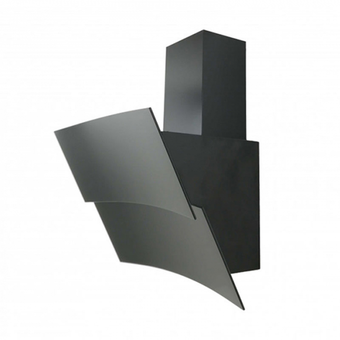 Hota Decorativa Tornado Blaze Touch Free 1100 (60) LED, 1 motor Turbo, latime 60 cm, 4 viteze, absorbtie 1100 m3/ora, filtru anti-grasimi aluminiu 5 straturi, Negru/Sticla [2]