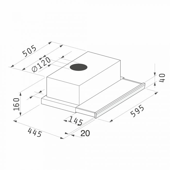 Hota telescopica Pyramis Sliding ATS2 Inox [2]