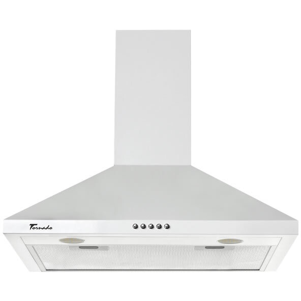 Hota tip Cupola Tornado Kent 750 (50) LED, 1 motor Turbo, latime 50 cm, 3 viteze, absorbtie 750 m3/ora, filtru anti-grasimi aluminiu 5 straturi, Alb [3]