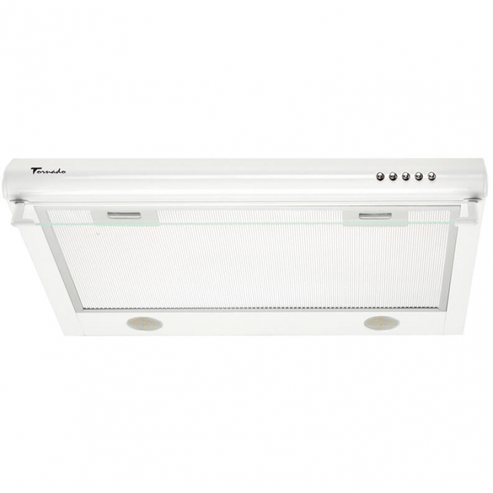 Hota traditionala Tornado Bona 20 (50) LED, 2 motoare, latime 50 cm, absorbtie 560 m3/ora, filtru anti-grasimi aluminiu 5 straturi, Alb [5]