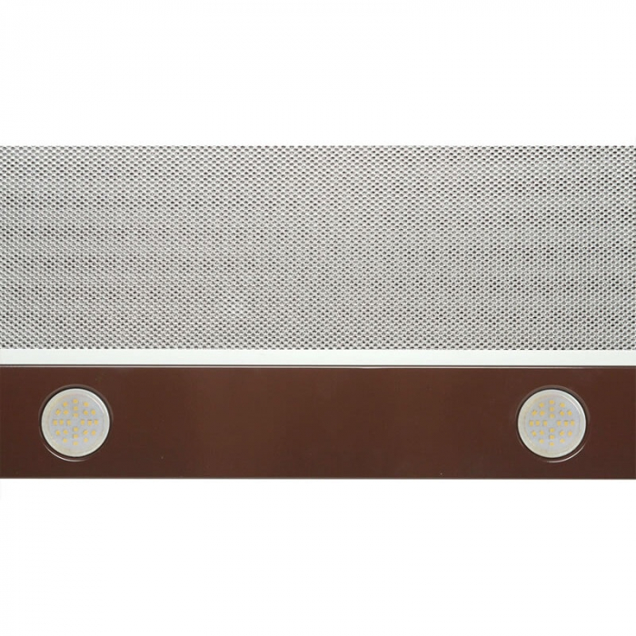 Hota traditionala Tornado Bona 20 (50) LED, 2 motoare, latime 50 cm, absorbtie 560 m3/ora, filtru anti-grasimi aluminiu 5 straturi, Maro [5]