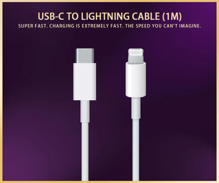 Cutie cu accesorii pentru telefon , husa transparenta, cablu incarcare, incarcator, casti, incarcator wireless, baterie wireless, alb [4]