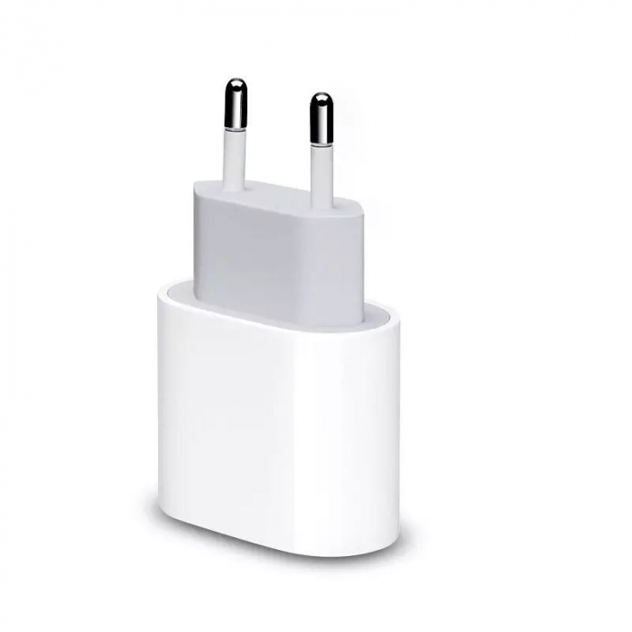 Incarcator Universal USB Type-C, 20W Fast Charger, Compatibil cu iPhone & Android, Alb [2]