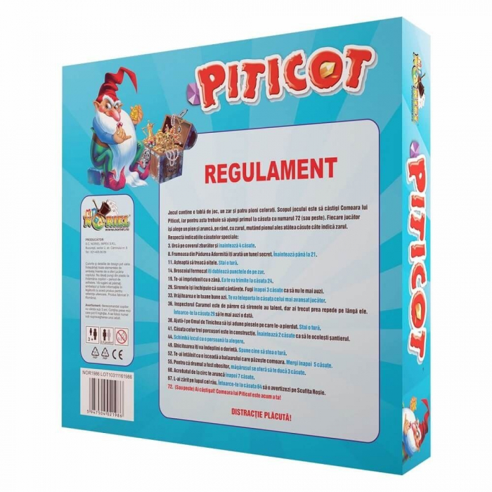 Joc educativ Comoara lui Piticot, 2-4 jucatori, 3 ani + [2]