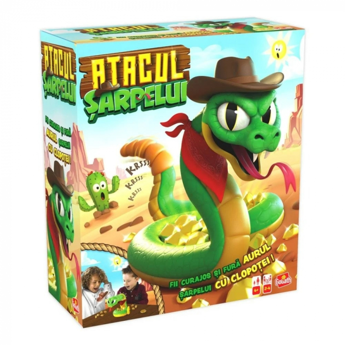 Joc interactiv, Goliath, Atacul sarpelui 19 x 26.7 x 12.5 cm [1]