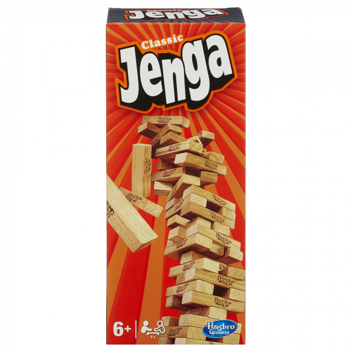 Joc Jenga Classic, Hasbro, Lemn, 6 ani+ [2]