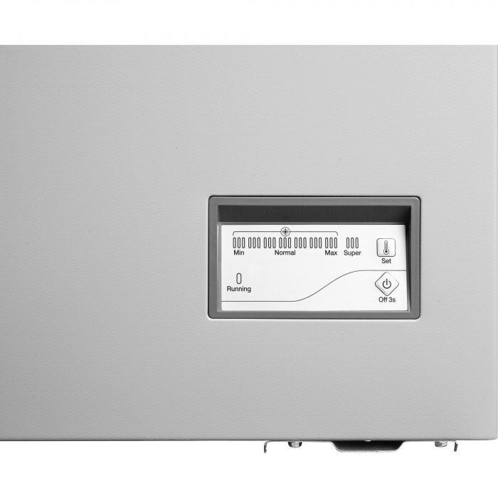 Lada frigorifica Heinner HCF-205NHSF+, 200 l, Clasa F, Control elecronic, Waterproof Display, Gri [6]