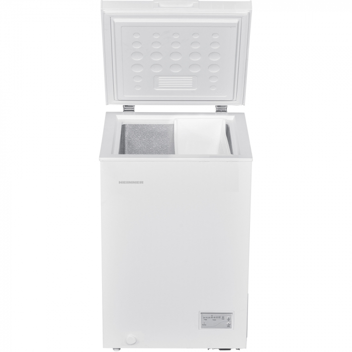 Lada frigorifica Heinner HCF-HM100CE++, 98 l, Clasa E, Convertibila Frigider/Congelator, Control electronic, Alb [2]