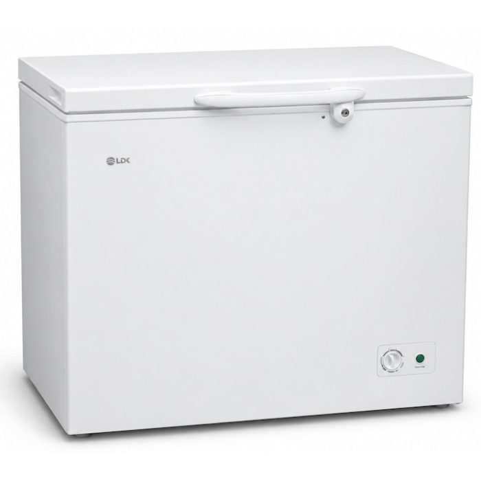 Lada frigorifica LDK BD-200FCGC, Clasa E, Capacitate 195 l, Congelare rapida, Termostat ajustabil, Alb [3]