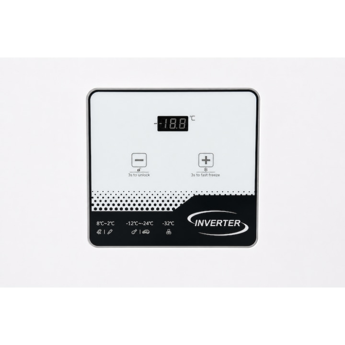 Lada frigorifica LDK BD-225W, Clasa E, Capacitate 254 l, Display, Congelare rapida, Termostat ajustabil, Inverter, Functie frigider, Alb [5]