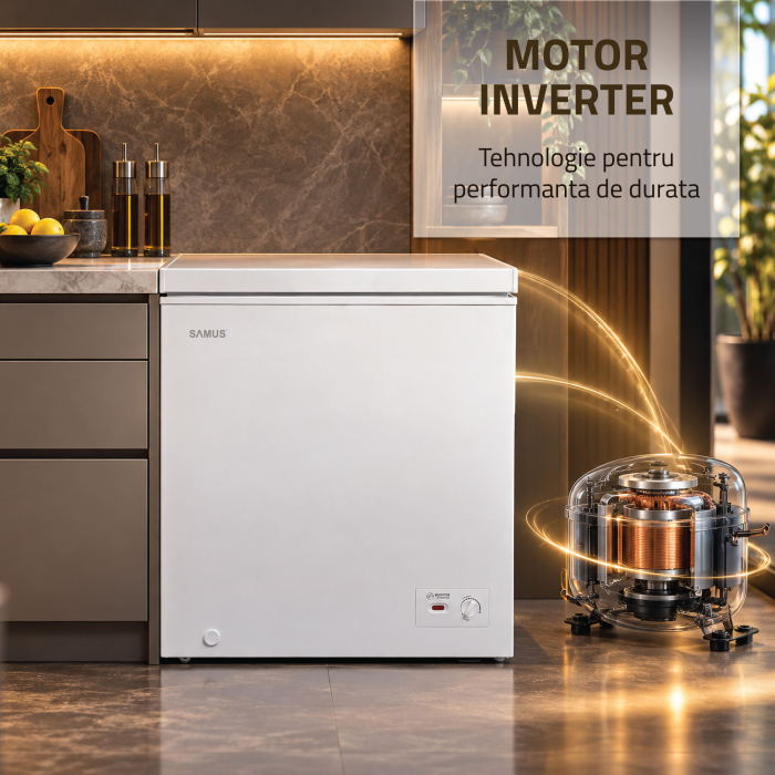 Lada frigorifica Samus LS169IE, 142 l, Motor Inverter, Clasa E [3]