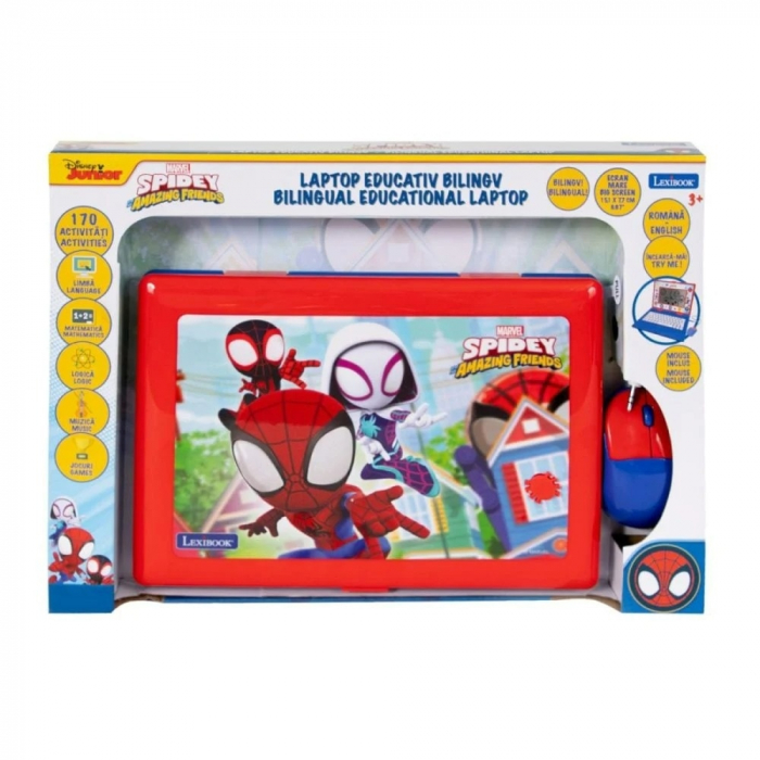 Laptop educational Lexibook, Spidey, 170 de activitati, versiunea 2024 [4]