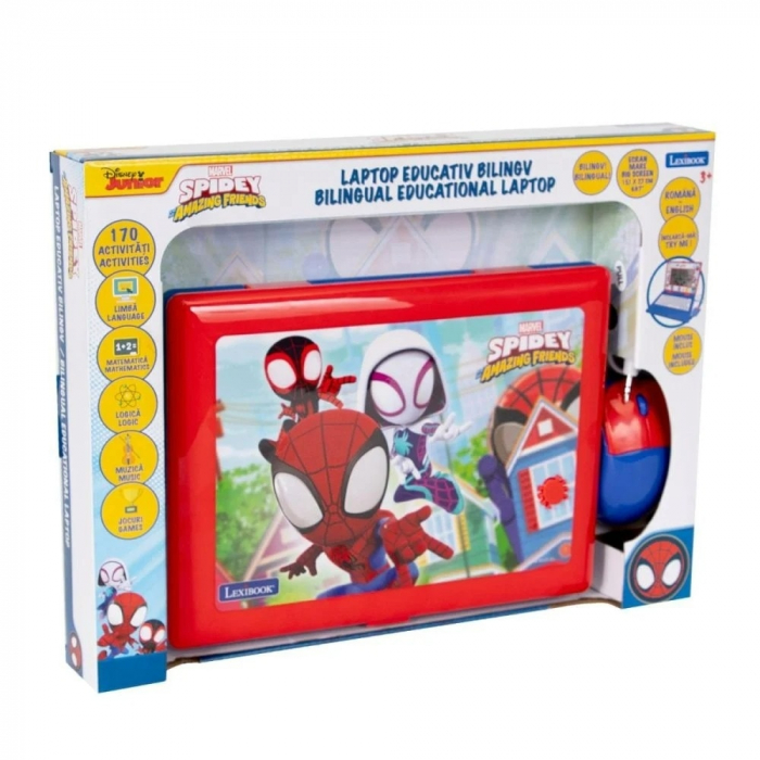Laptop educational Lexibook, Spidey, 170 de activitati, versiunea 2024 [5]