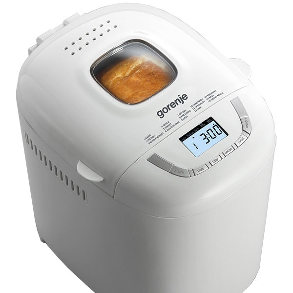 Masina de copt paine GORENJE BM910WII, 0.9kg, 15 programe, 550W, alb [2]