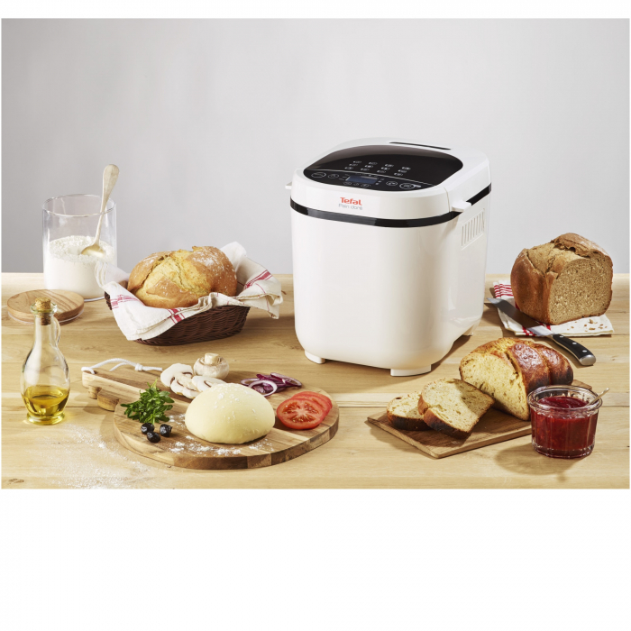 Masina de paine Tefal Pain Doré PF210, 700 W, 1000 g, 12 programe, Alb/Negru [5]