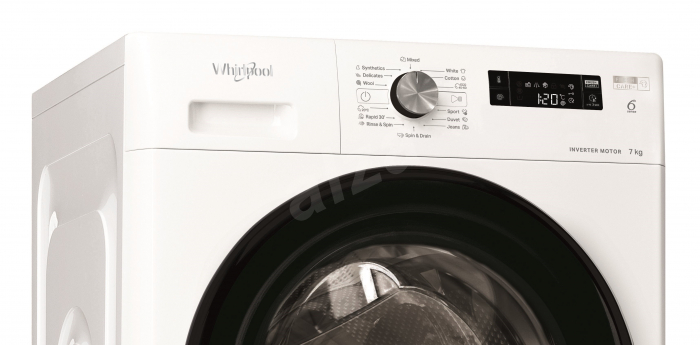 Masina de spalat rufe, Whirlpool FFS 7238 B EE, 7 kg, 1200 RPM, Clasa D, Alb - RESIGILAT [2]