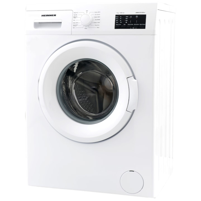 Masina de spalat Heinner HWM-V7010D++, 7 kg, 1000 RPM, Clasa D, Display LED, 60 cm, Alb [2]
