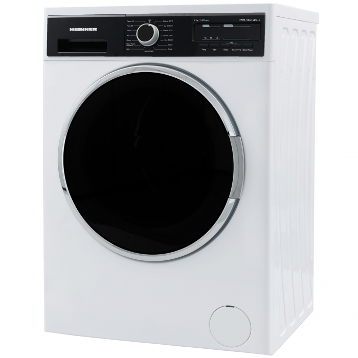 Masina de spalat Heinner HWM-V8414D+++, 8 kg, 1400 RPM, Clasa D, Display digital, Functie Start Intarziat, 60 cm, Alb [3]