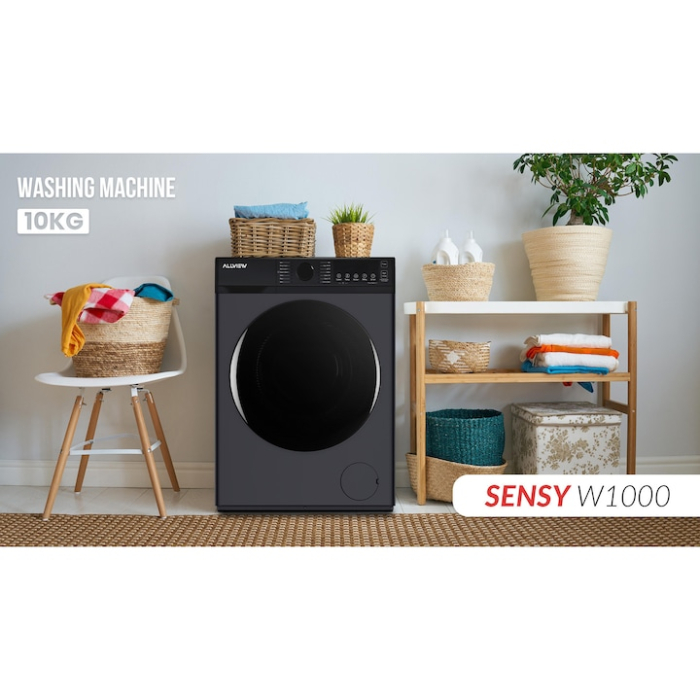 Masina de spalat rufe Allview Sensy 800, 8 KG, Motor Inverter, Super SLIM, Gri [2]