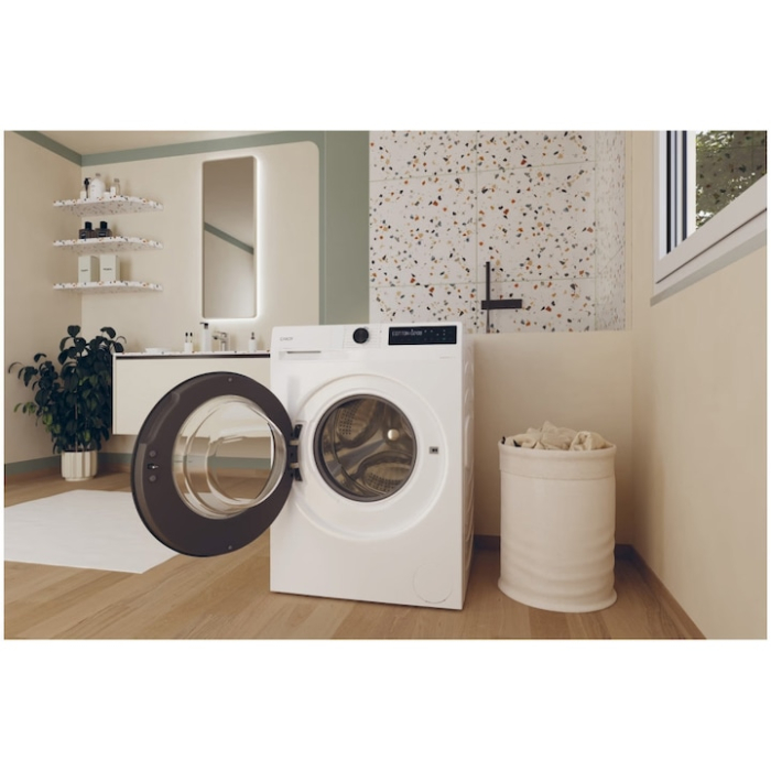 Masina de spalat rufe Candy BR 48B6-S, clasa energetica A-10%, 8 kg, 1400 rpm, Motor Inverter, ProActive Wash, conectivitate WiFi/ hOn app, Soft Drum, Clean Shield, alba [9]