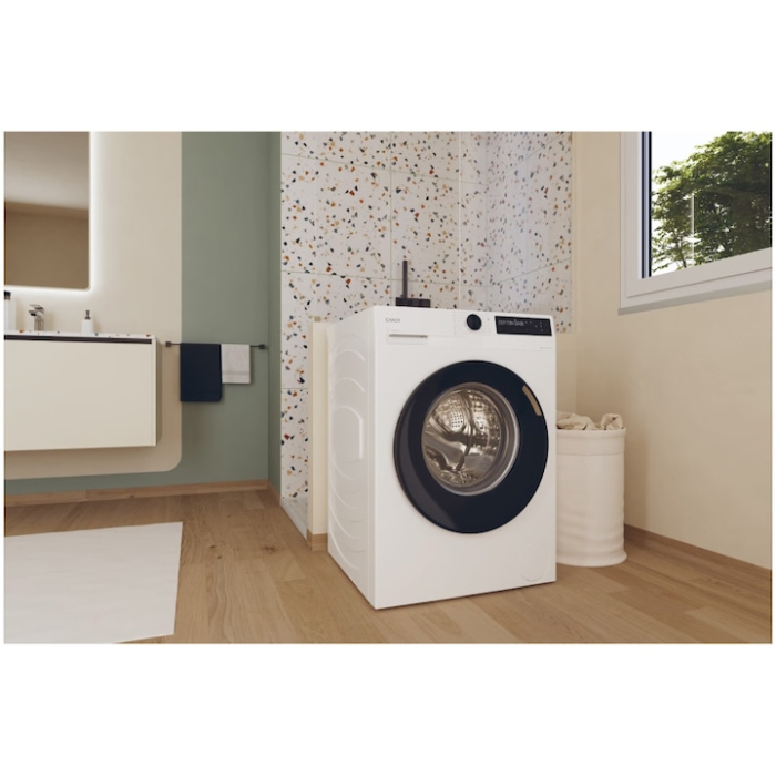 Masina de spalat rufe Candy BR 48B6-S, clasa energetica A-10%, 8 kg, 1400 rpm, Motor Inverter, ProActive Wash, conectivitate WiFi/ hOn app, Soft Drum, Clean Shield, alba [10]