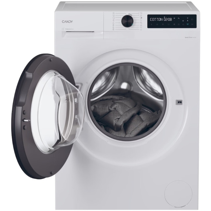 Masina de spalat rufe Candy BR 48B6-S, clasa energetica A-10%, 8 kg, 1400 rpm, Motor Inverter, ProActive Wash, conectivitate WiFi/ hOn app, Soft Drum, Clean Shield, alba [2]