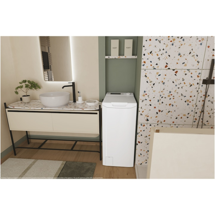 Masina de spalat rufe cu incarcare verticala Candy TCA273D3-S, 7 kg, 1200 RPM, Display 3D,Wifi,Mix Power Systems, Gentle touch opening, Clasa C, Alb [8]