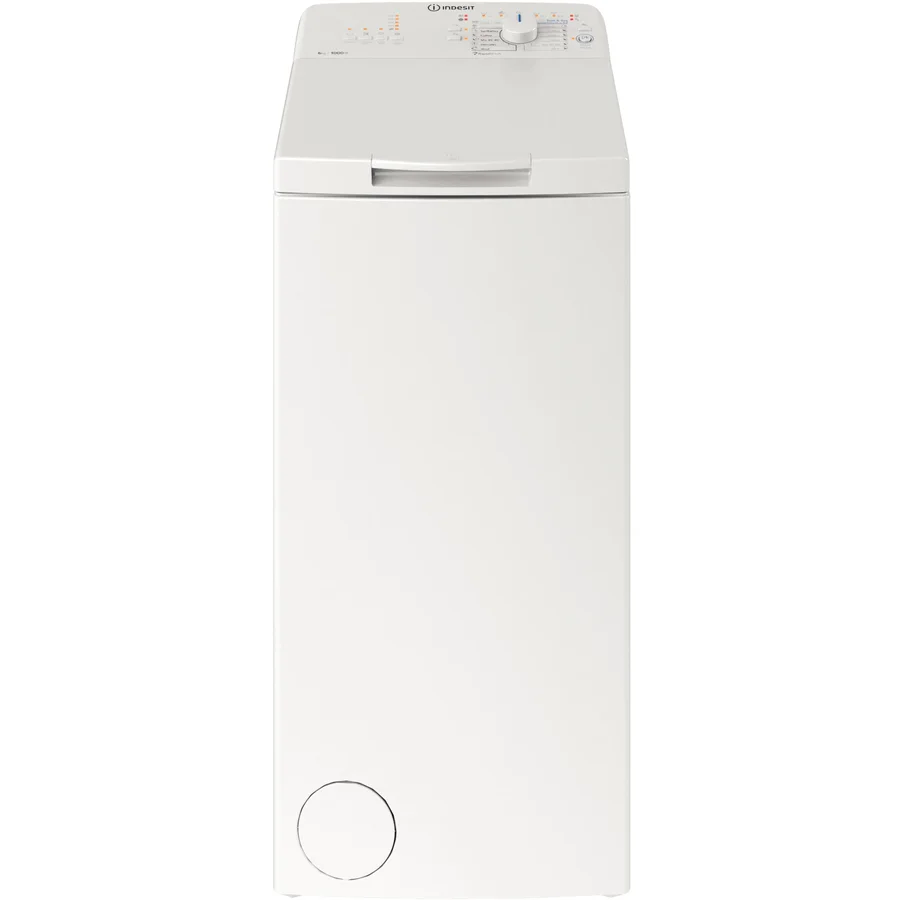 Masina de spalat rufe cu incarcare verticala Indesit BTWL60400EE/N, 6 kg, 1000 RPM, Clasa C, Display LED, Turn&Go, Alb [2]